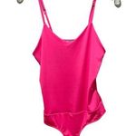 White Birch  strapless body suit top hot pink womens size small stretchy Photo 0