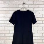 Vince Black Pique Ponte Fit and Flare Short Sleeve Dress Size 8 Photo 7