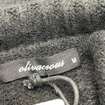 Olivaceous  Chunky Turtleneck Sweater Womens‎ Medium Tunic Minimalist Demure Goth Photo 5