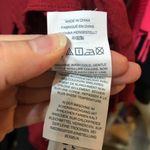 Madewell  Red V Neck Shift Dress Womens XXS Short Sleeve Mini Casual Holiday Photo 3