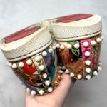 Christian Louboutin Pik Boat Flat Patent Trash Printed Spike Stud Sneaker Shoes Photo 6