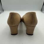 Enzo Angiolini Womens 9 Heels Pumps Dress Shoes Beige Square Toe Classic Spain Photo 3
