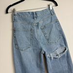 BDG  High Rise Baggy Jeans Sz 24 Light Wash Denim Distressed Fromt Back Photo 13