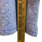 Talbots T By Women’s 2XP Petite Blue TWIST BACK DOT JACQUAR Knit Top 3/4 Sleeve Photo 7