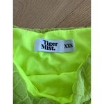 Tiger Mist  - Lanie Mini Skirt in Neon Yellow Photo 1