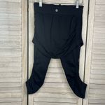 Athleta  Skirted Cropped Leggings w Ruching Black-Small Photo 1
