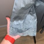 Women Satin Robe Silky Bridesmaid Robe Wedding Party Soft Kimono Bathrobe Blue Size L Photo 3