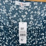 Floral Long Sleeve Dress with smocked waist Green Size L Photo 3