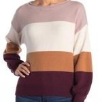 14th & Union  Women's Knitted Striped Chenille Sweater Sz S Photo 0