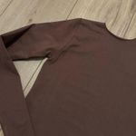 SKIMS brown crewneck long sleeve bodysuit Photo 1