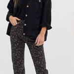 Levi's Levi’s Wedgie Straight Jeans Black Floral Secret Garden Straight Fit Size 27 Photo 0