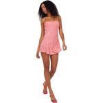 For Love & Lemons NWT Gabrielle Embellished Pink / Peach Mini Slip Dress Small Photo 1
