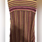 Free People Yellow Striped Metallic Knitted
Short Sleeve dress size large Photo 1