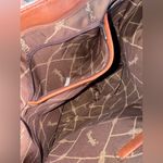 Wrangler New  Striped Canvas Nuetral Brown Cream Large Western Womens Tote Bag Photo 14