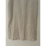 Entro NWT Abercrombie Fitch Button Front Dress Tan Linen Cotton Blend M Tall Skort MT Photo 2