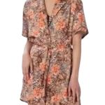 Revolve Lita By Ciara Animal Floral Print Utility Belted Romper Italy Sz S $348 Photo 3