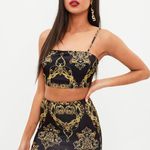 Missguided Baroque Crop Top Photo 0