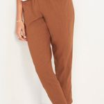 Old Navy High-Waisted Cropped Linen-Blend Pants for Women Photo 0