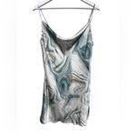 Know One Cares Marble Print Bias Cut Ultra Mini Slip Dress Medium y2K Slip Dress Photo 3