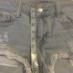 American Eagle Women's Distressed Denim Shorts Lace Trim Size 10 Photo 10