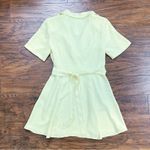 Aritzia • Babaton Amira Dress mini wrap Chamomile lemon yellow rayon Photo 10