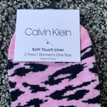 Calvin Klein NWT  Leopard Back Tab no show socks Photo 7