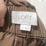 Loft Outlet Women's Brown Jogger Pants Size M Elastic Waist Casual Size M Photo 7