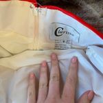 Clarisse Red Print Prom Dress Photo 2