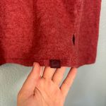 Purnell Women's Wool Blend Red Long Sleeve Crewneck‎ Sweater Small Outdoor Cozy Photo 5