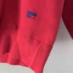 Russell Athletic Vtg USA made 90's Alpha Phi Sorority  Sweatshirt L Red Plaid Photo 6