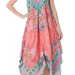 Tolani  Printed Handkerchief Hem Dress Photo 0