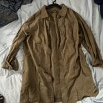 Like an angel Vintage-Style Khaki Oversized Shirt Jacket 🐍 Photo 0