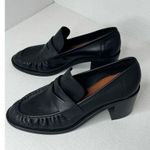 Aquatalia  Josette Classic Retro Y2K Nappa Heel Mocasines in Black size 11 Photo 1