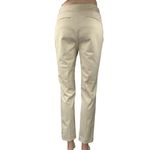Ann Taylor Women's Beige Skinny Mid Rise Slim Fit Trousers Dress Pants Size 0 Photo 2