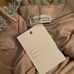 Mac Duggal  79264 Blue Embroidered Applique Feathered One Shoulder Trumpet Gown Photo 16