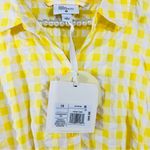 Lisa Marie Fernandez x Target NWT Yellow Gingham Midi Shirt Dress Size 1X Photo 7