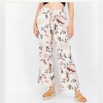 Briggs New York Briggs Leaf Pattern Pants - linen blend woman’s Size Medium Photo 9