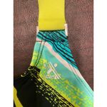 ZeroXposur  Yellow Blue Black Striped Racer‎ Back Tankini Top Size 12 Photo 8