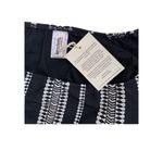 Lemlem Swim Luchia Pouf Bikini Top Short Sleeve Black White Medium NWT Photo 4