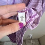 Duluth Trading Co Pier Genius UPF 50+ Purple Striped Pockets Athletic Dress S Photo 8