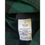 Aeropostale  Women's Green Black Plaid Button‎ Down Flannel Size Small Photo 5