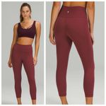 Lululemon  Athletica Wunder Train High-Rise Crop 23” Leggings, Mulled Wine sz. 4 Photo 0