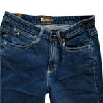 Aura Womens by Wrangler Darkest Rinse Regular Rose Bootcut Jeans Sz 8R 8 Regular Photo 1