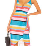 Lovers + Friends Brand New  Orchid Dress in April Stripes Hi Low Women's XS Photo 0