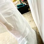 Cinderella Wedding GOWN Women Size M Strapless Gemmed A Line Layered White Slim Photo 9