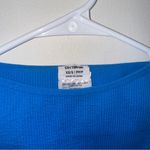 Cotton On  Seamless High Neck Cropped Tank Ribbed Blue XS-S Photo 2