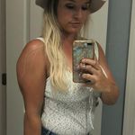 Blue Blush Floral Tie Bodysuit Medium Photo 4