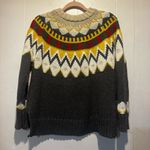 Aerie  faire-isle sweater size sp Cabincore Scandigirl knit cotton Photo 4
