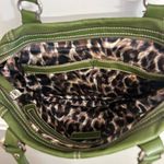 Sophia Caperelli Green Leather Silver Tone Hardware Shoulder Bag Purse Photo 10