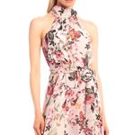 Eliza J  Floral Print Halter Neck Maxi Dress with Bow at Back Size 0 NWT Photo 3